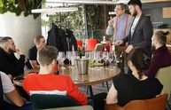 Преподаватели Академии сомелье Mozart Wine House провели закрытую лекцию о виноделии Грузии.